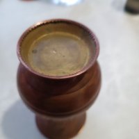 Стара ръчно изработена медна ваза, снимка 8 - Антикварни и старинни предмети - 39553847