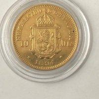 Златна монета 10 лева 1894 голяма буза, снимка 5 - Нумизматика и бонистика - 37893363