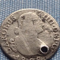 Сребърна монета 2 реала 1808г. Карлос четвърти Мадрид Испания 13629, снимка 1 - Нумизматика и бонистика - 42968431
