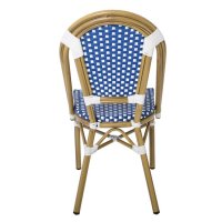 Стол трапезен PARIS Chair Alu Walnut/Wicker , снимка 13 - Столове - 44057663