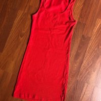Червена къса рокля, снимка 1 - Рокли - 29021144