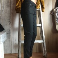 💄Еластичен черен панталон със странични ципове⚡️хл☑️, снимка 3 - Панталони - 43374358