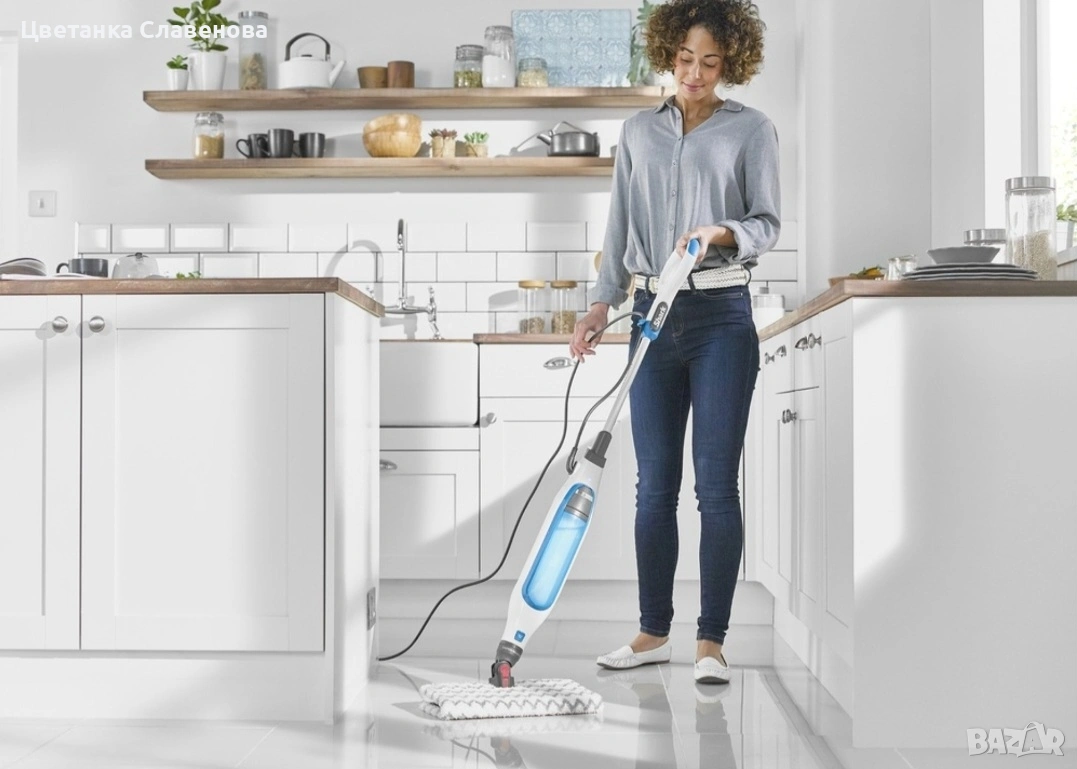 Парочистачка Shark S6001EU, 1050W, 350 мл, Технология Klick'n Flip,Моп с 2 лица,, снимка 1