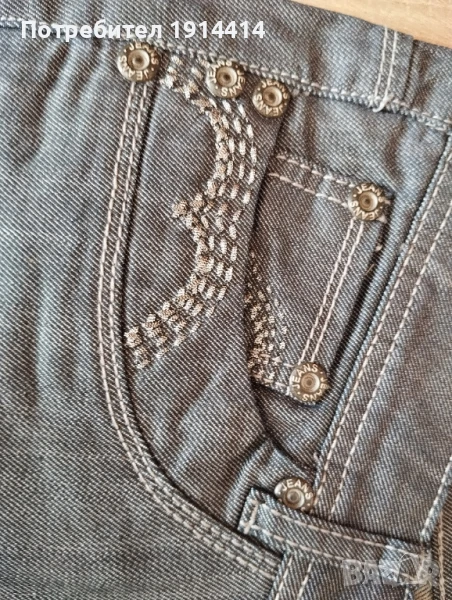 Дънки с бродерия, снимка 1