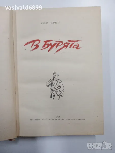 Никола Голанов - В бурята , снимка 1