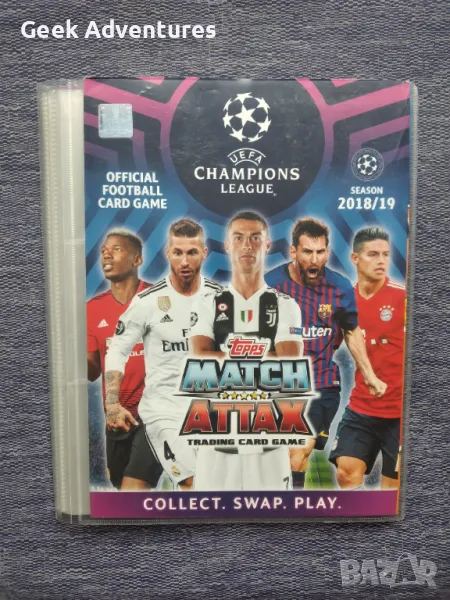 Футболни Карти Champions League Сезон 2018/2019 Match Attax Topps, снимка 1