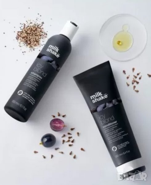 Комплект от шампоан и балсам за матиране на ледено рус цвят Milk Shake , снимка 1