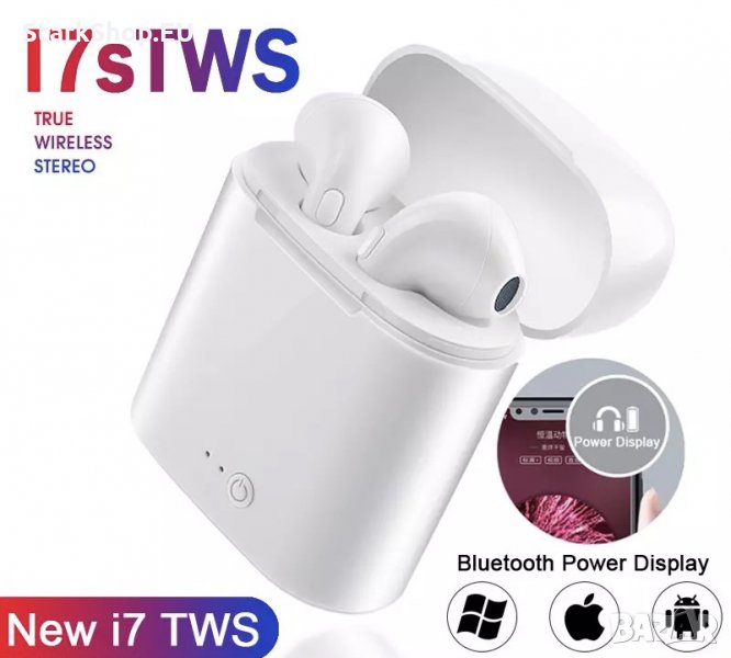 ПРОМОЦИЯ Безжични bluetooth слушалки i7 за телефон iPhone Android, снимка 1