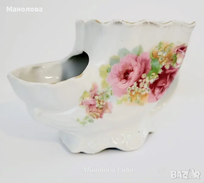 Стара немска сапунерка за бръснене, произведена в началото на миналия века. 🪒, снимка 1