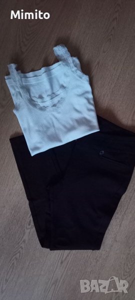 Сет панталон и потник рипс с дантела, снимка 1