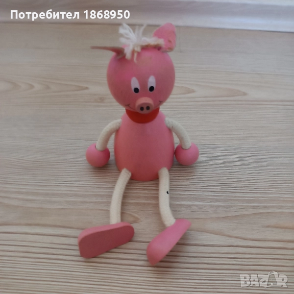 Дървена касичка, снимка 1