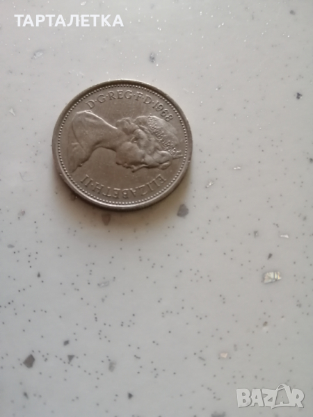 Монета Елизабет 2 coin Elizabeth II 1968, снимка 1