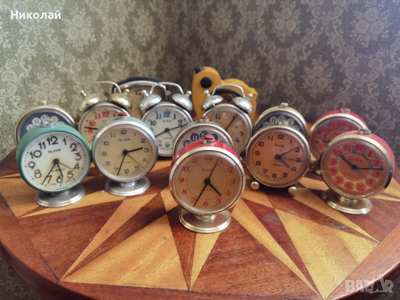 Лот настолни часовници будилник Слава , снимка 1