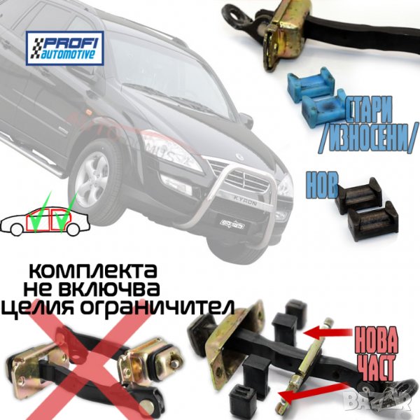 РЕМОНТНИ КОМПЛЕКТИ - ОГРАНИЧИТЕЛ ВРАТА Ssang Yong, снимка 1