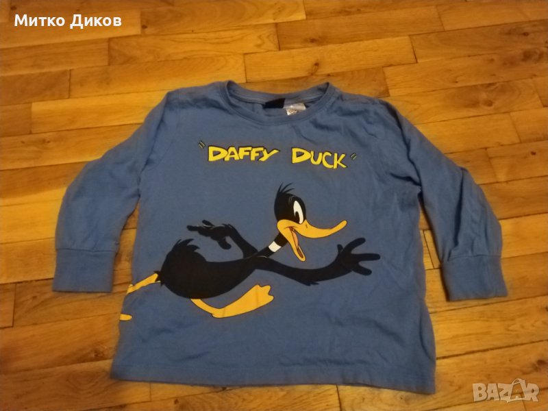 Daffy Duck Waikiki маркова детска блуза отлична 104-110см  4-5год., снимка 1