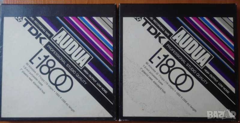 Магнетофонна ролка /ролка за магнетофон/ без лента 18 см. и кутия TDK, снимка 1