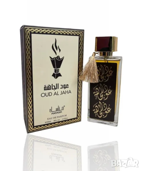 Оригинален арабски U N I S E X парфюм OUD AL JAHA by MANASIK, 100ML EAU DE PARFUM, снимка 1