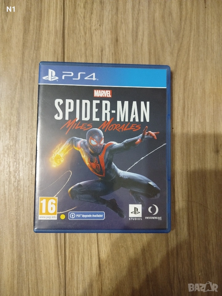 Spiderman miles morales за ps4, playstation 4 , снимка 1