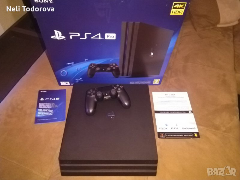 PS4 pro 1tb  в гаранция с 120игри!, снимка 1