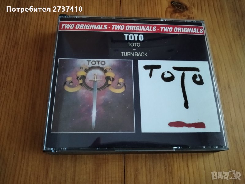 TOTO - TOTO/TURN BACK 2cd 20лв оригинални дискове, снимка 1