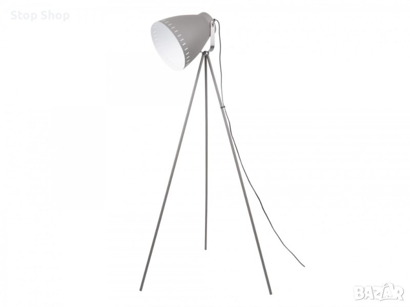 Дизайнерска лампа Подова лампа LEITmotiv Mingle 3 крака метал сива, никел, снимка 1