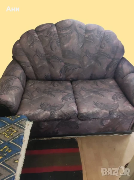 Диван двойка с функция сън /разтегателен/, снимка 1