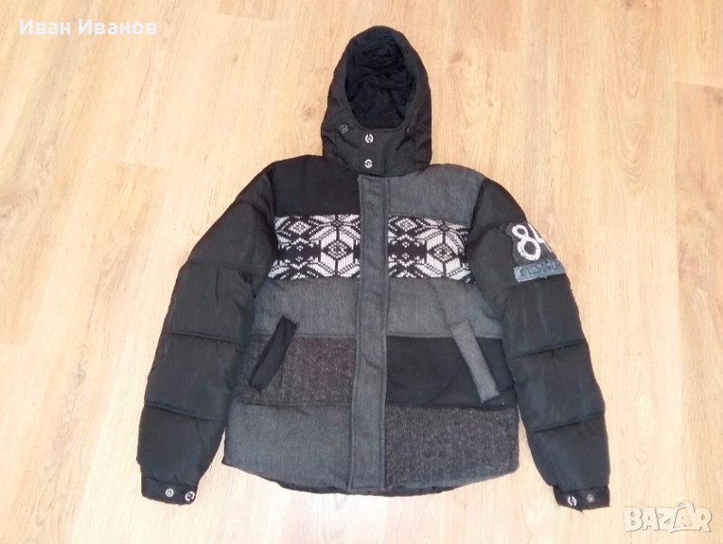 лимитирано пухено яке Desigual Team 1984 размер L, снимка 1