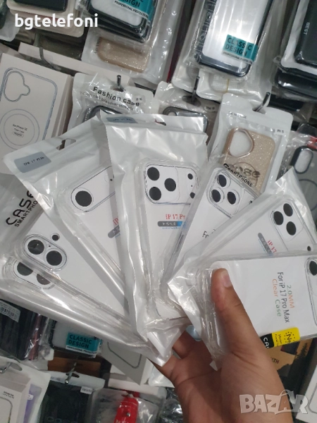 iPhone 17 , AIR , 17 Pro , 17 Pro Max прозрачни силиконови гърбове, снимка 1