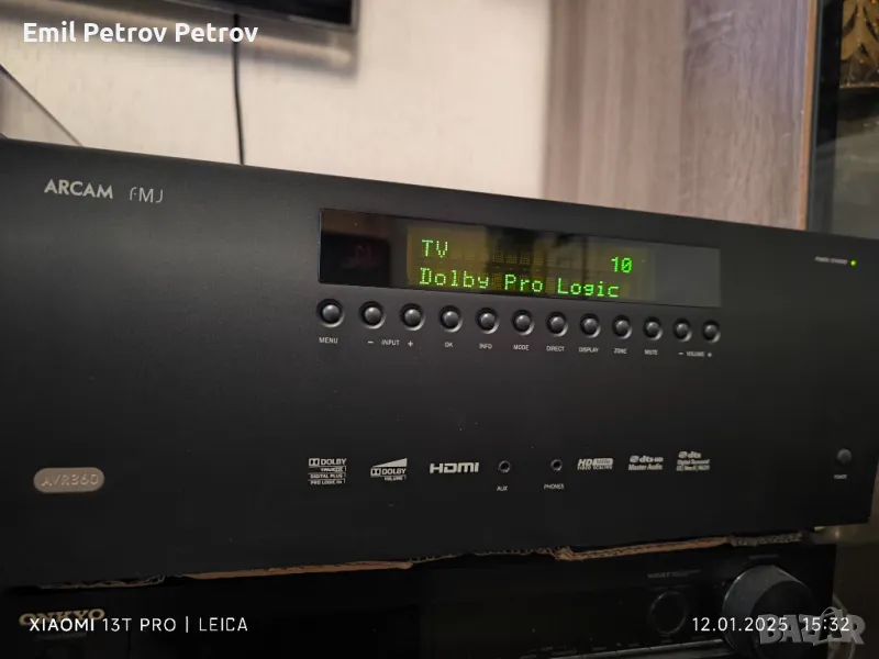 Промо 🌟 🌟 🌟  ARCAM AVR 360 Английски ресивър висок клас, снимка 1