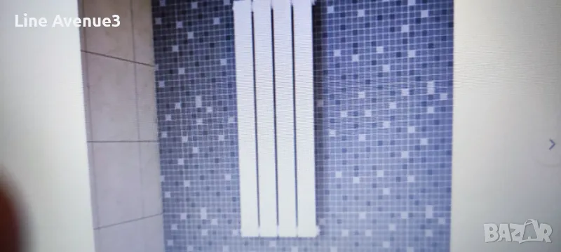 Панелно отоплително тяло, бяло, 311x900 мм, снимка 1