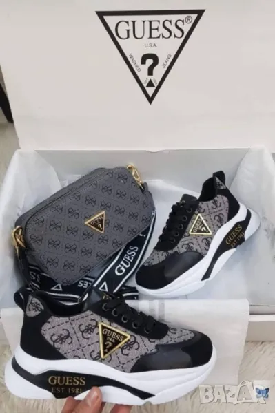 висококачествени дамски маратонки guess , снимка 1
