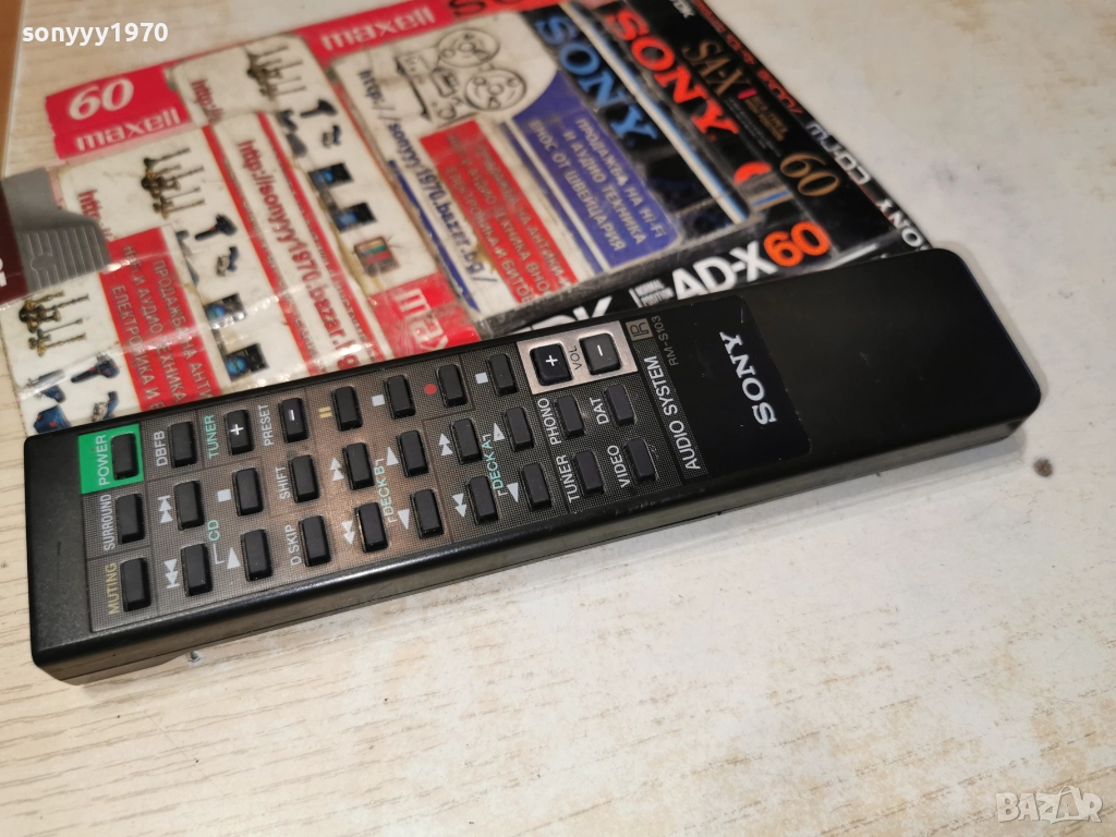 SONY RMS-103 AUDIO RЕMOTE-ВНОС SWISS 2512251603, снимка 1