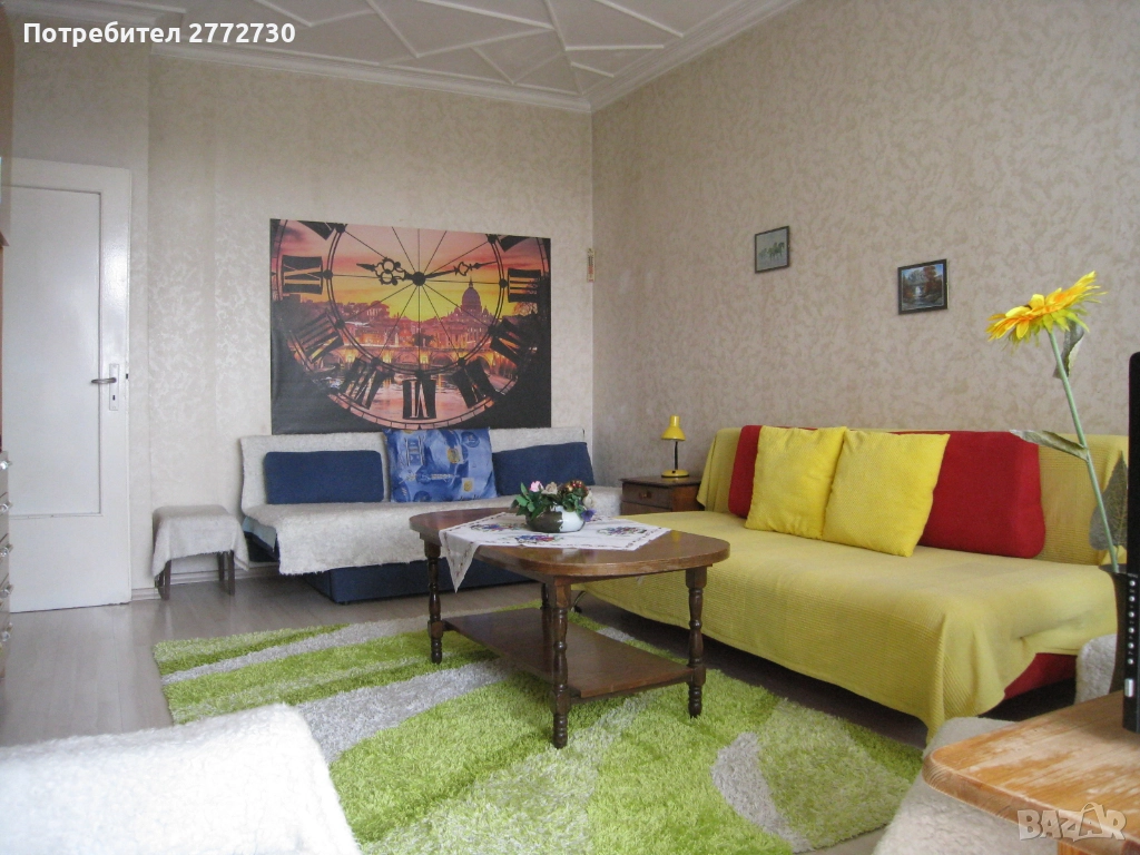 ДАВА ПОД HАЕМ СЛЪНЧЕВ, ПРОСТОРЕН, УЮТЕН И ТОПЪЛ 1-EН АПАРТАМЕНТ, ОБЗАВЕДЕН И САНИРАН В КВ. СЛАТИНA, снимка 1