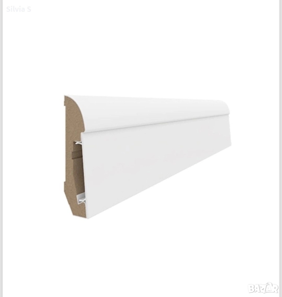 ESTILO MDF подови первази с кабелен канал - общо 7 метра, снимка 1