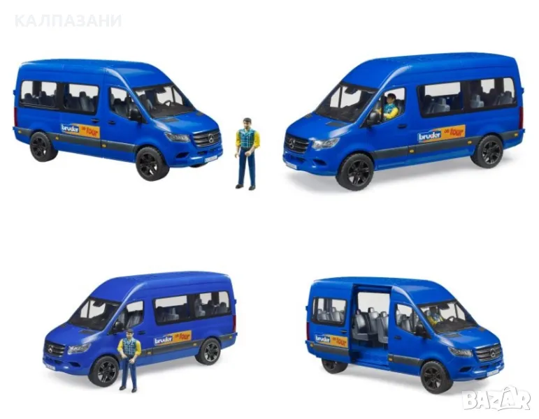 Бус за трансфери Mercedes Benz Sprinter с шофьор BRUDER 02681, снимка 1