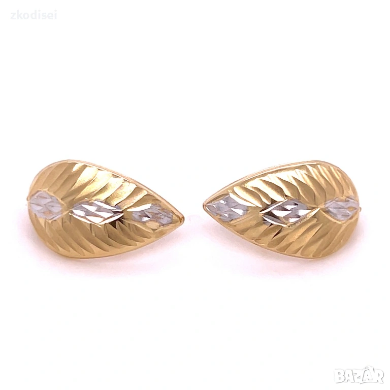 Златни обеци 1,85гр. 14кр. проба:585 модел:36399-1, снимка 1