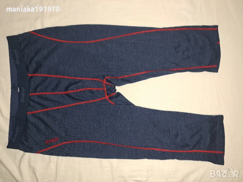 Bergans of Norway Fjellrapp 3/4 Tights (XL) мъжки мерино 3/4 термо клин  100% Merino Wool , снимка 1