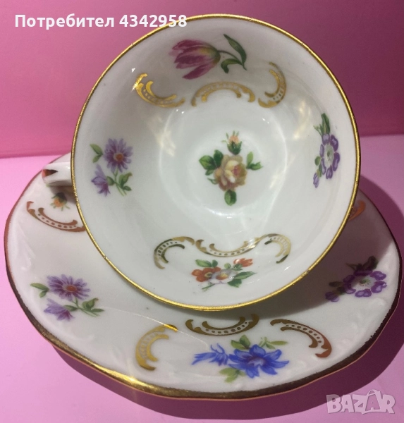 Mks porcelain. Germany. Сет за кафе., снимка 1