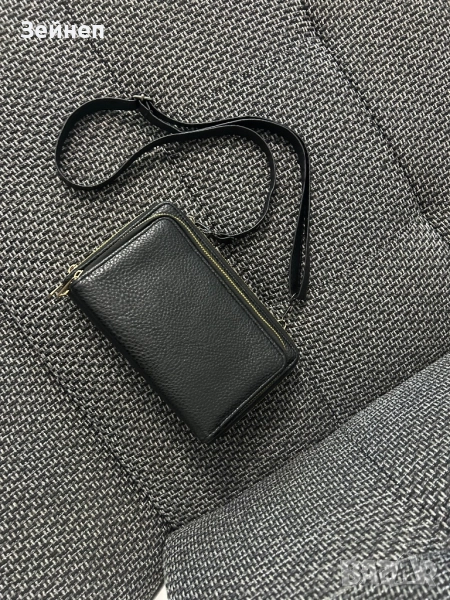 Кожена чанта с 3 ОТДЕЛЕНИЯ, снимка 1