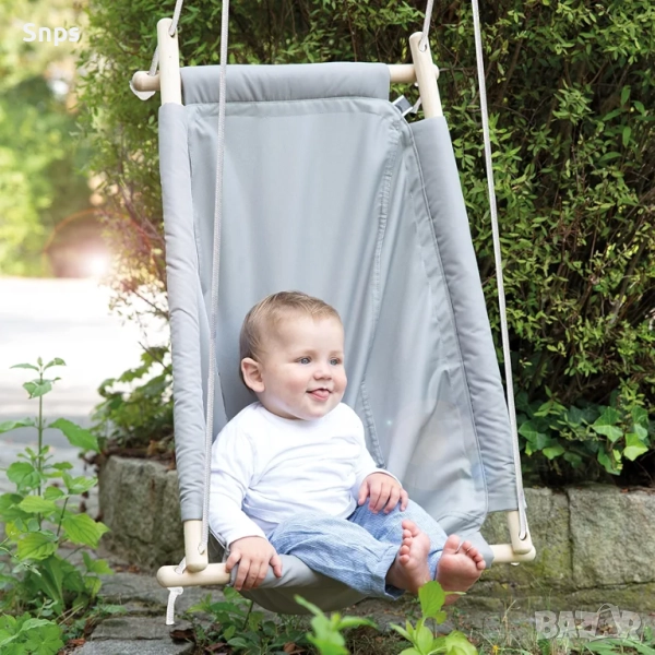 Детска люлка за дома,къщата или градината, деца до 6 г или 30 киллограма, снимка 1