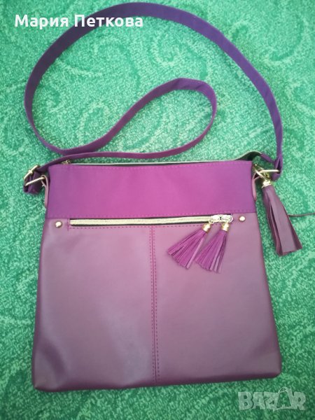 Дамска чанта лилава, снимка 1