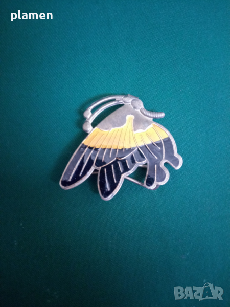 Брошка пеперуда, снимка 1