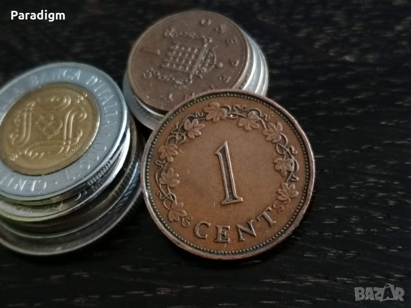 Монета - Малта - 1 цент | 1972г., снимка 1