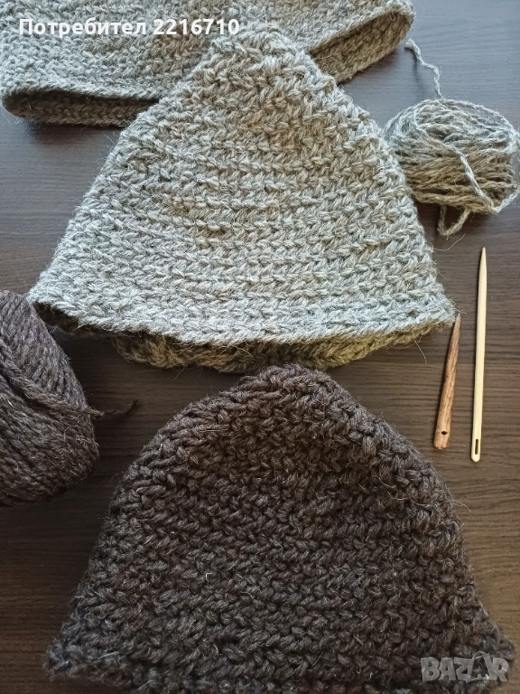 Ръчно Плетени Шапки Нолбайндинг, Ръкавици и Чорапи., снимка 1