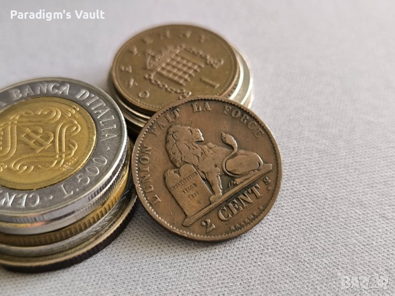 Монета - Белгия - 2 цента | 1873г., снимка 1