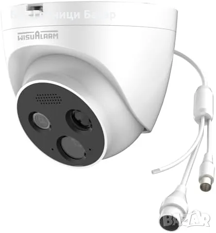 Нова Охранителна камера 4MP с термална детекция и проследяване на огън, снимка 1