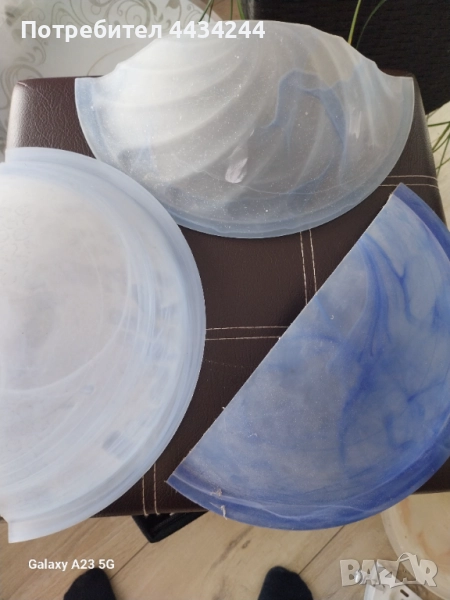 Стъклени плофониери за стена , снимка 1