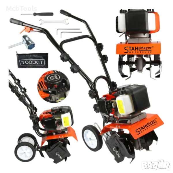Бензинова мотофреза 74cc STAHLMAYER, снимка 1