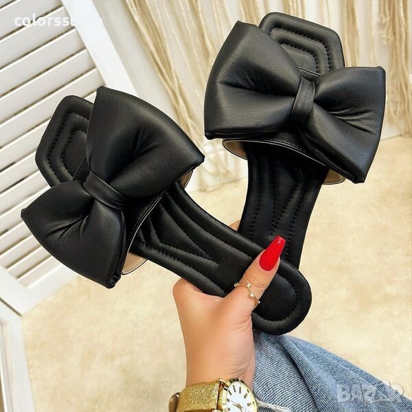 Равни чехли - черна кожа - P2131, снимка 1