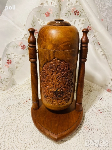 дървена поставка за бутилки , снимка 1